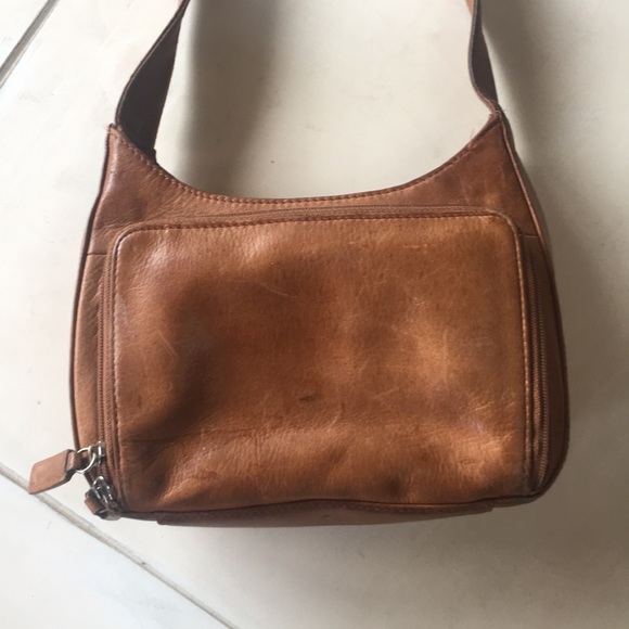Fossil 🔑 leather over the shoulder bag - Picture 3 of 7